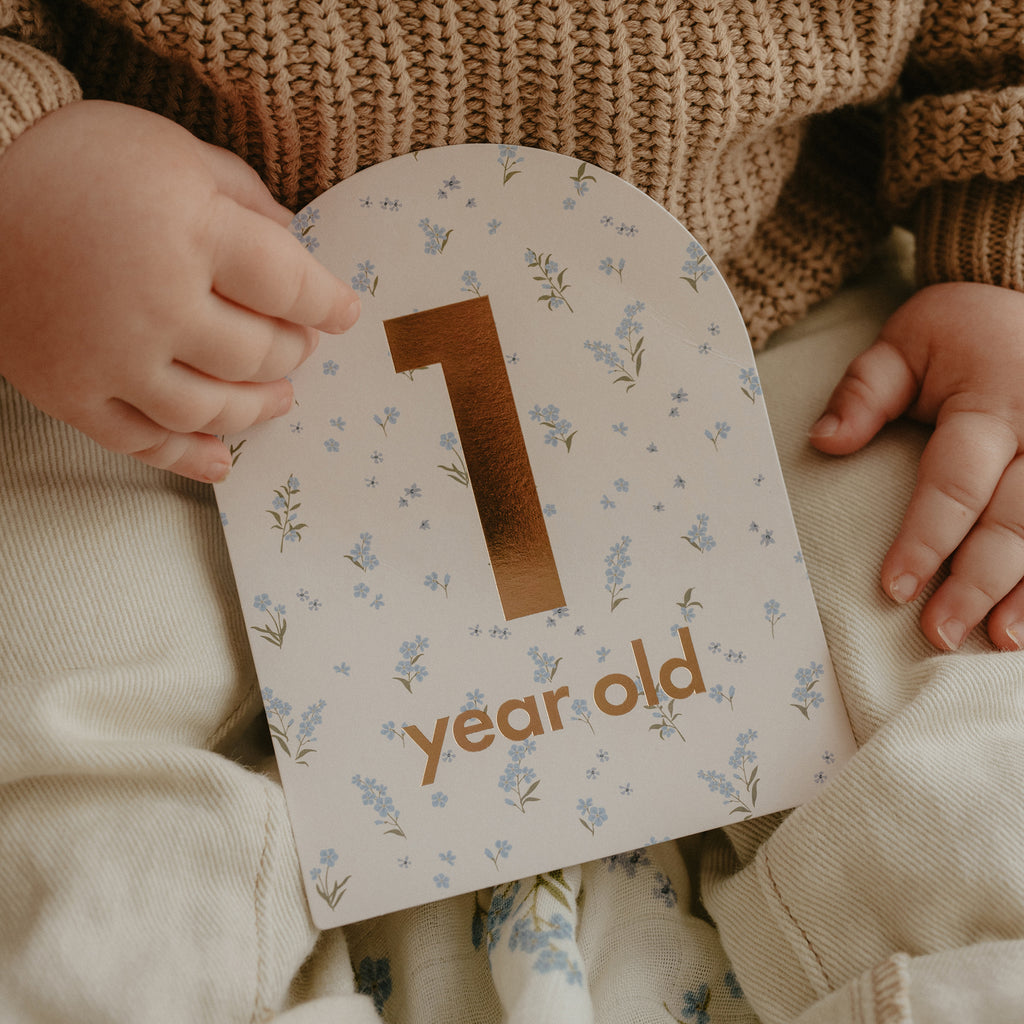 Baby Milestone Cards | Broderie