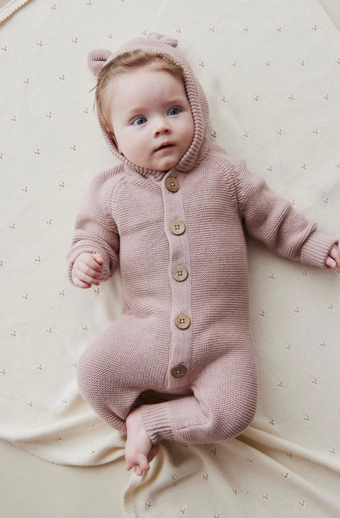 Luca Knitted One Piece | French Pink Marle