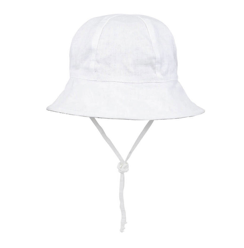 Bedhead Hats Heritage Girls Reversible Sun Hat Winnie/Blanc