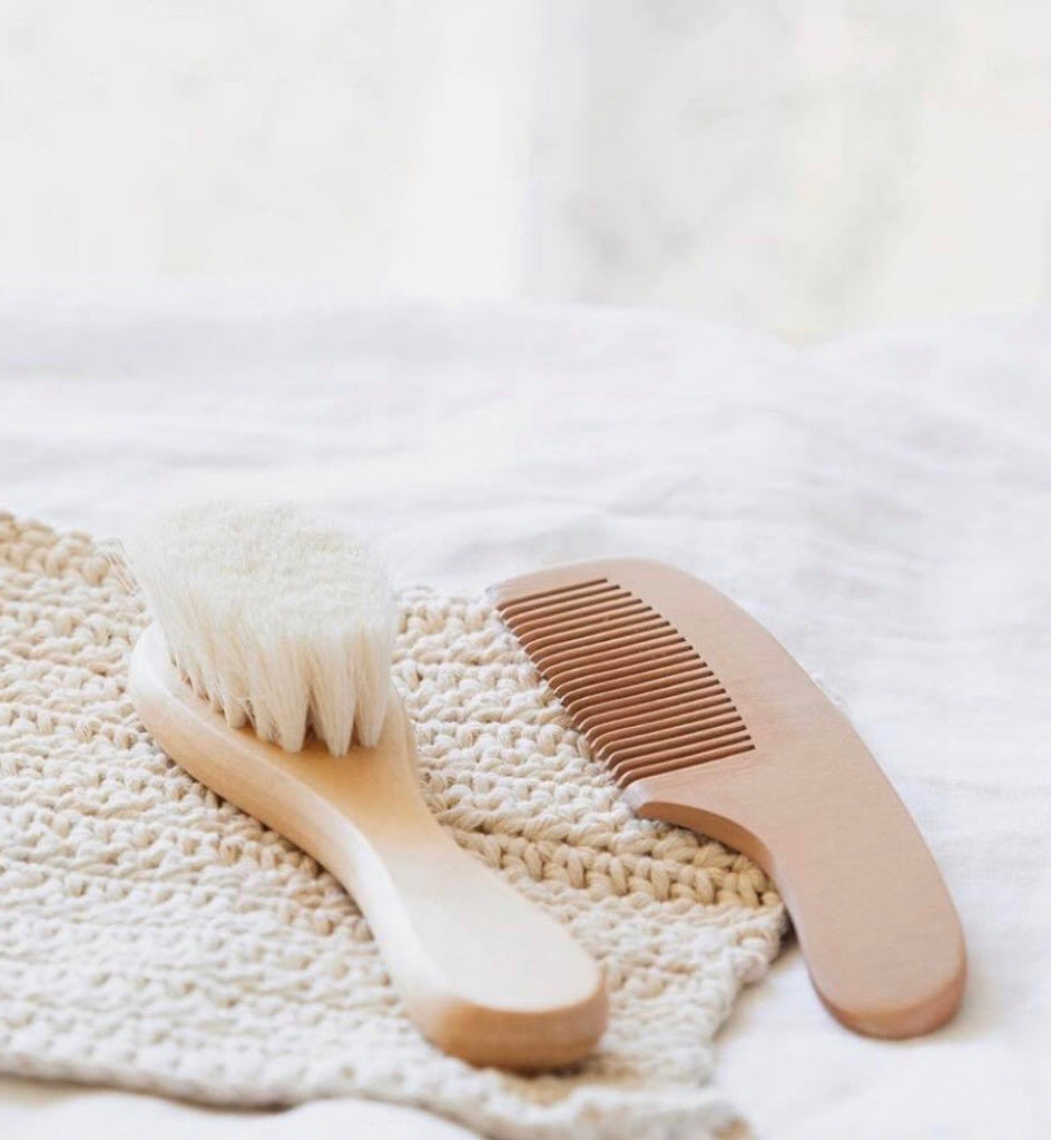 Baby comb and brush set