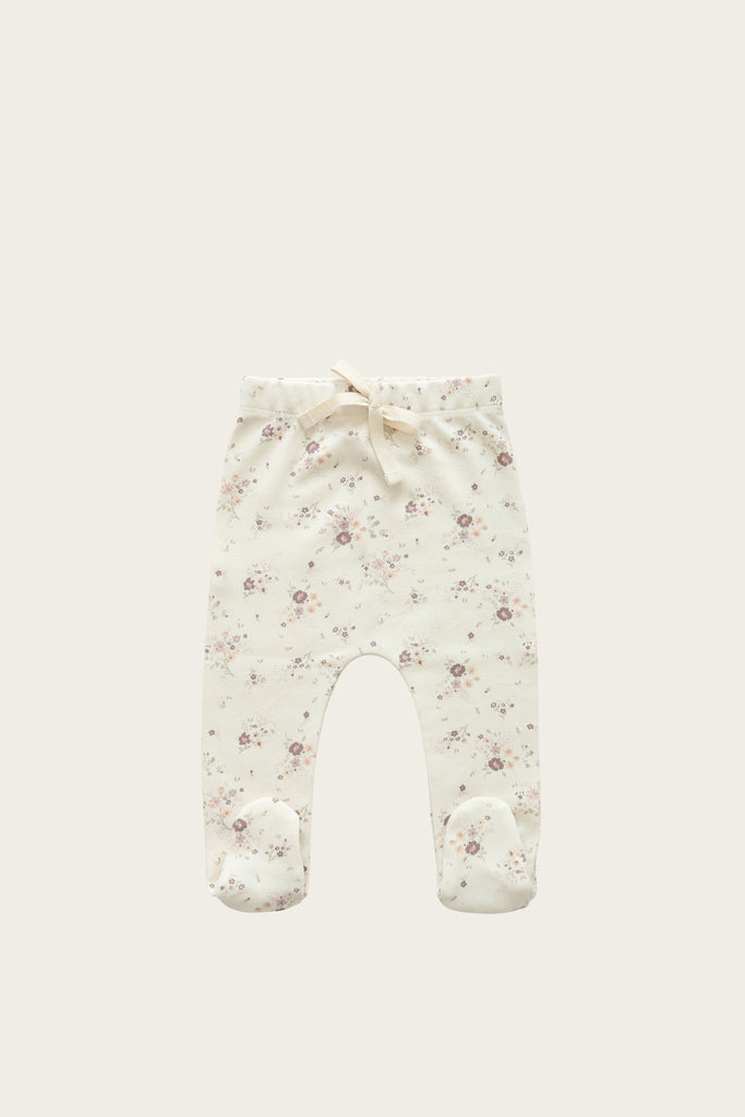 Footed Pant | Periwinkle Floral