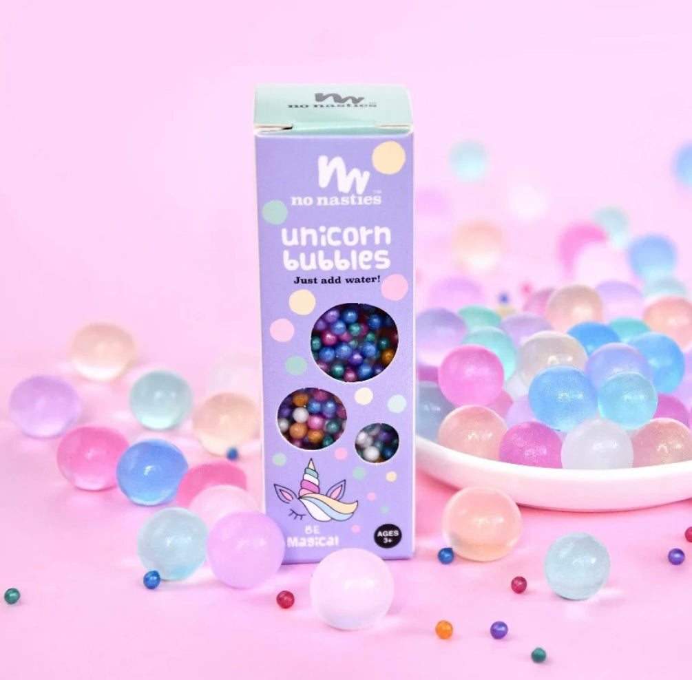 No Nasties Limited Edition Unicorn Bubbles Water Beads