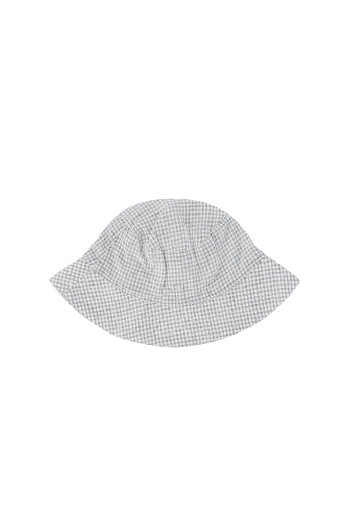 Organic Cotton Gingham Bucket Hat