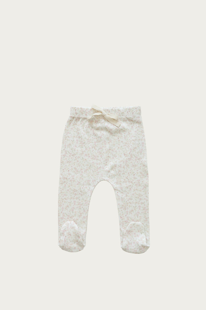 Footed Pant | Limonium Floral
