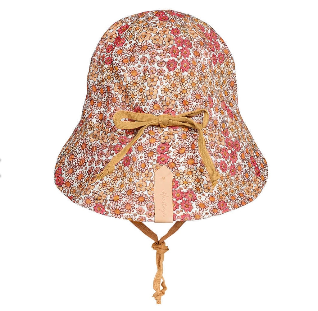 Bedhead Hat | Reversible Baby Flap Sun Hat l Melody/Maize