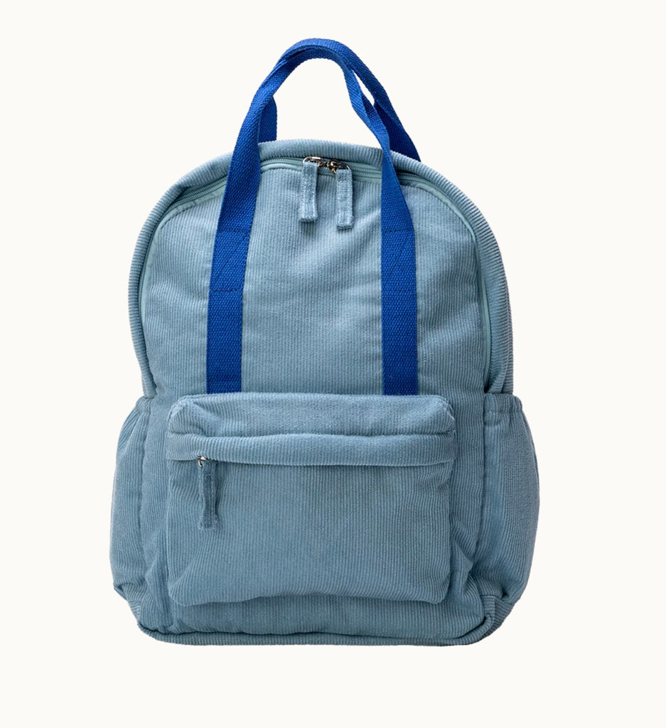 Grown Corduroy Blue Backpack