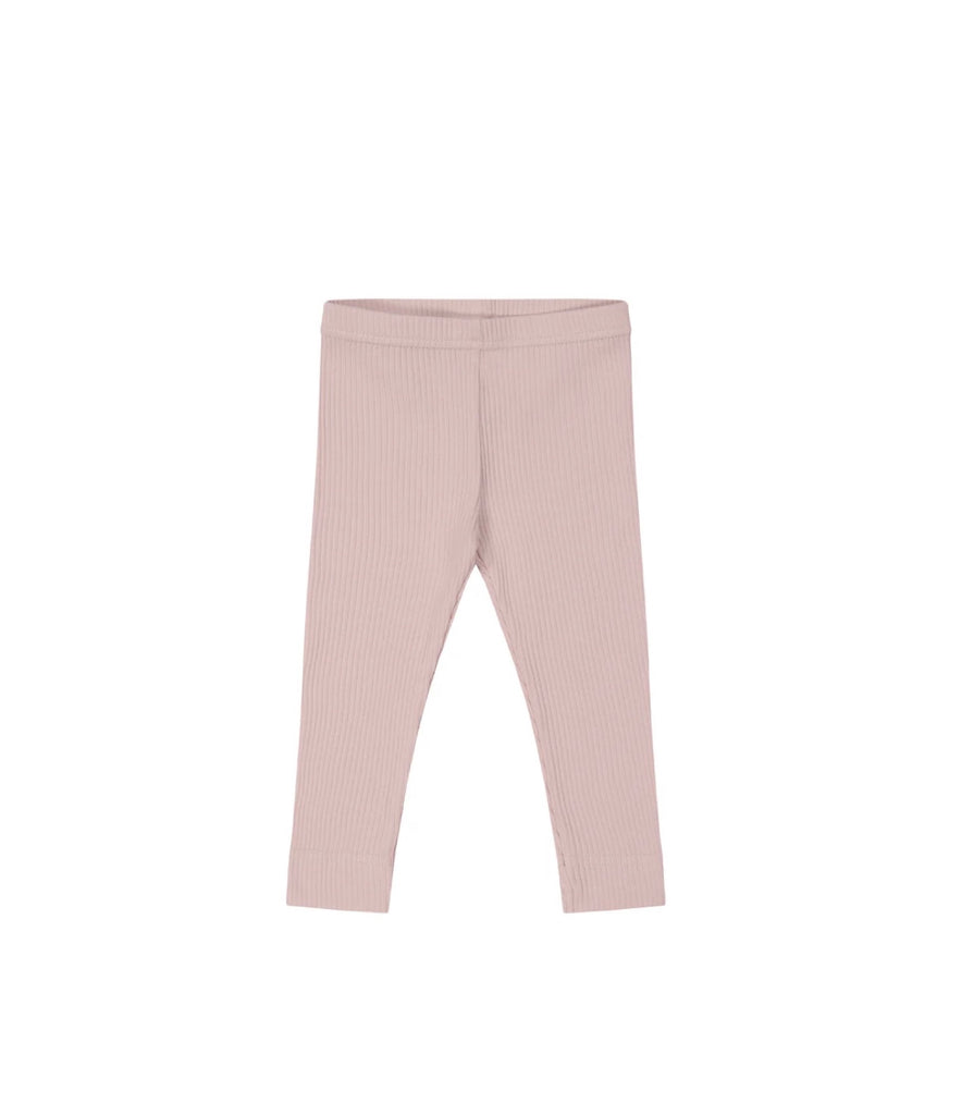 Organic Cotton Modal Elastane Legging | Powder Pink