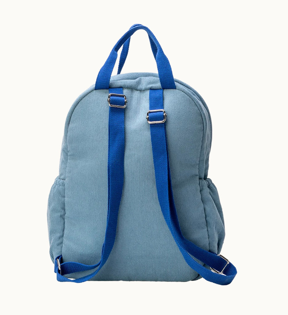 Grown Corduroy Blue Backpack