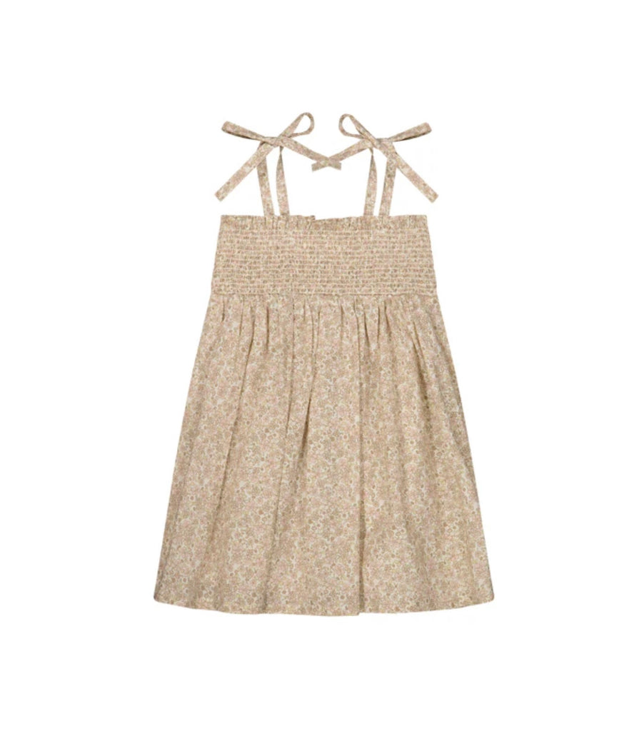 Organic Cotton Eveleigh Dress | Chloe Floral Egret