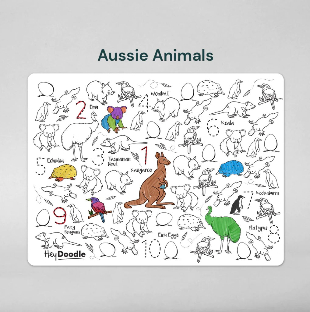 Aussie Animals | Drawing Mat (123)