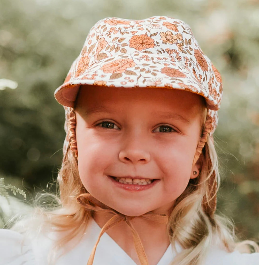 Bedhead Hat | Reversible Baby Flap Sun Hat l Marie/Maize