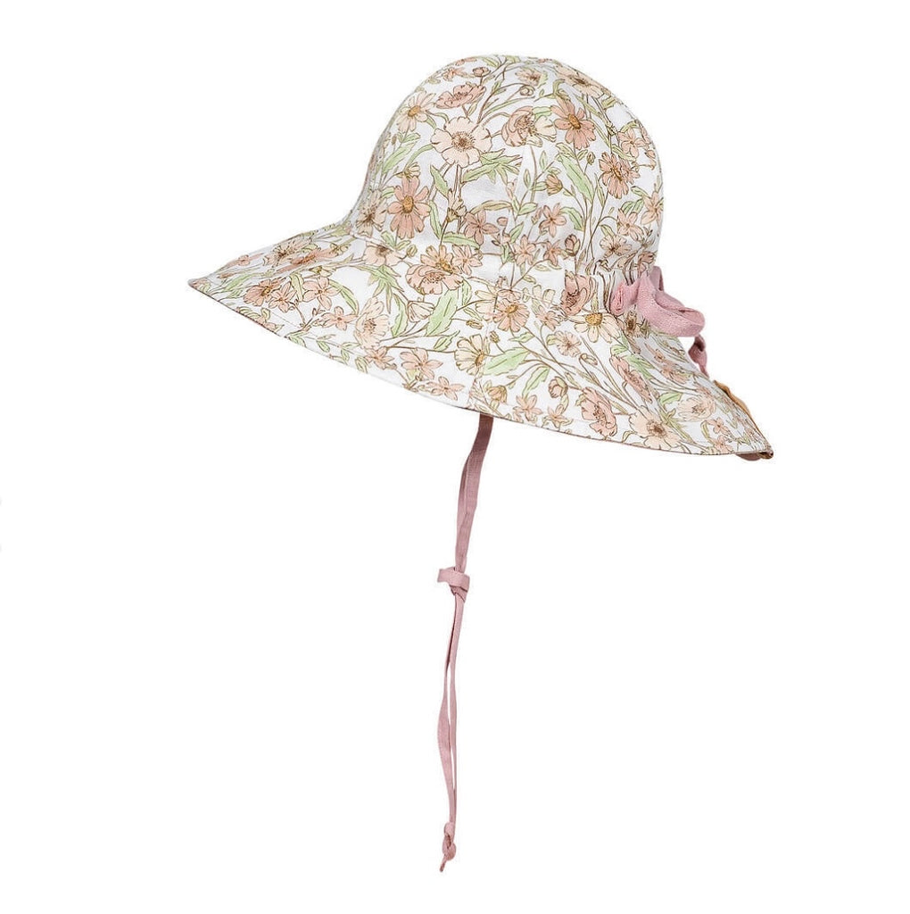 Bedhead Hats | Heritage Girls Reversible Sun Hat | Poppy/Rosa