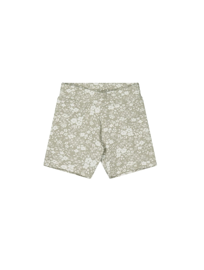 Organic Cotton Bike Short | Pansy Floral Mist