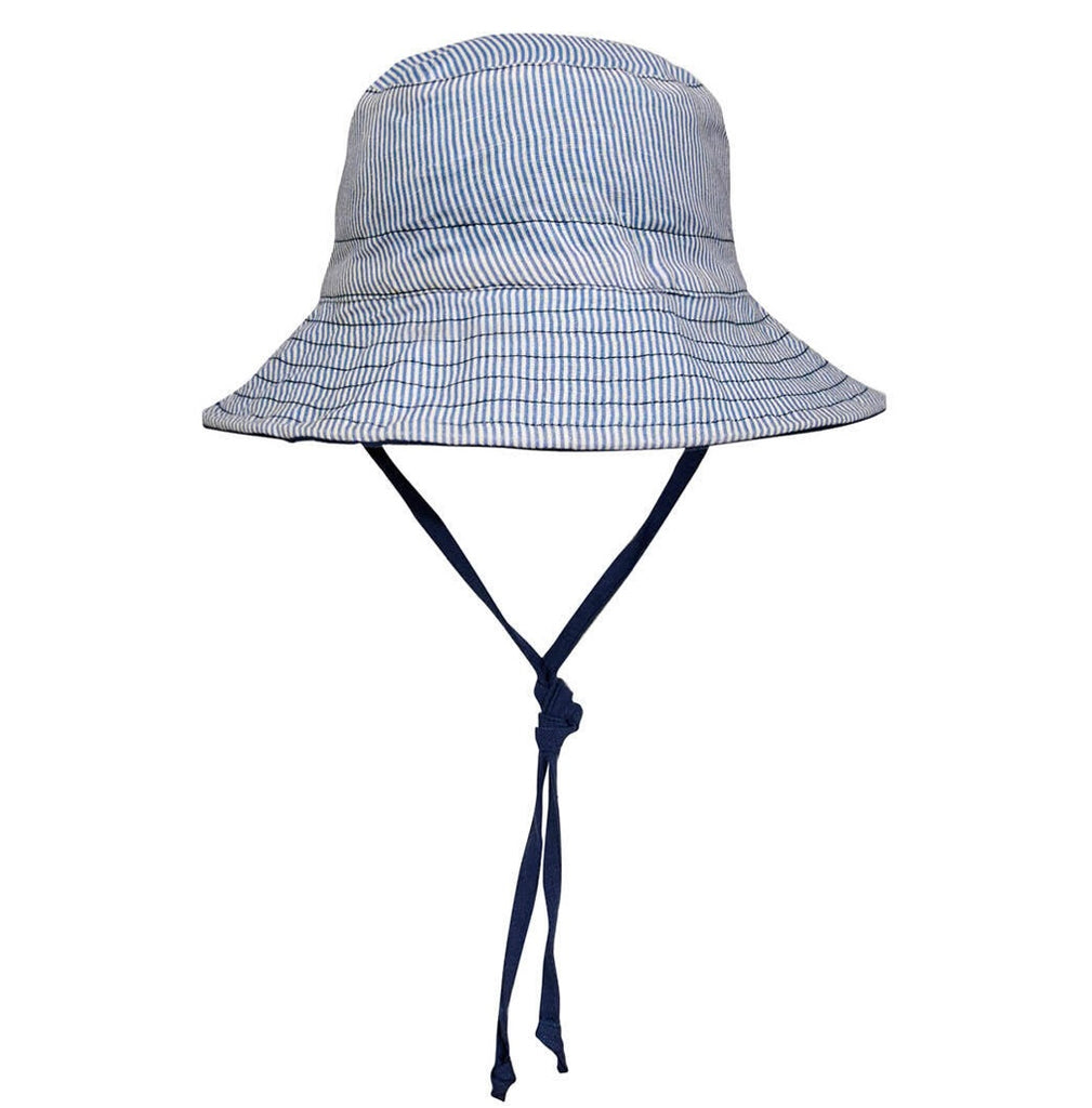 Bedhead Hats | Explorer Kids Reversible Sun Hat |Charlie/Indigo
