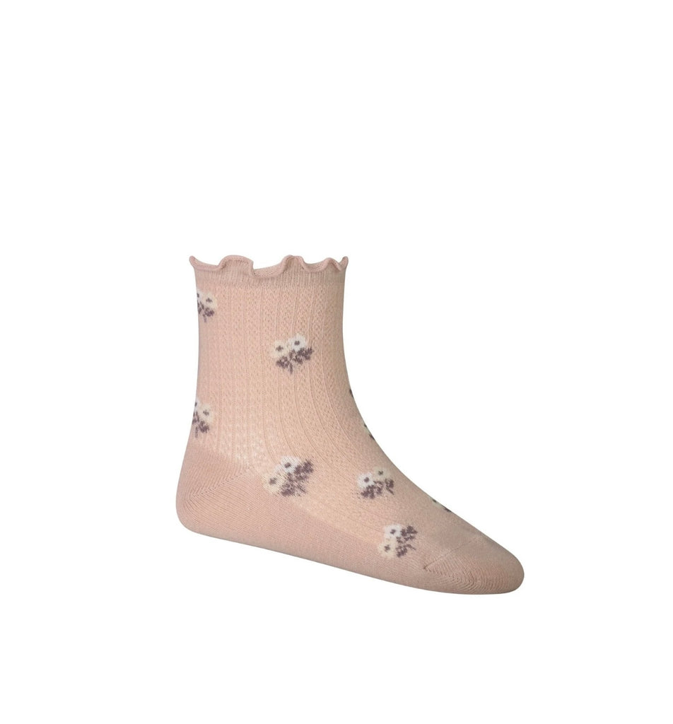 Alison Frill Ankle Sock | Dusky Rose