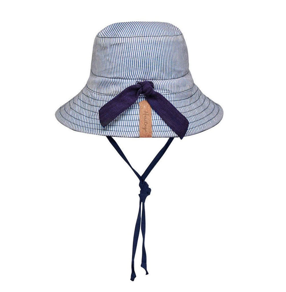 Bedhead Hats | Explorer Kids Reversible Sun Hat |Charlie/Indigo