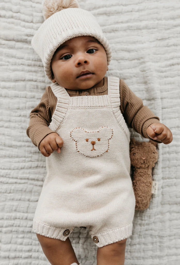 Ethan Playsuit | Oatmeal Marle