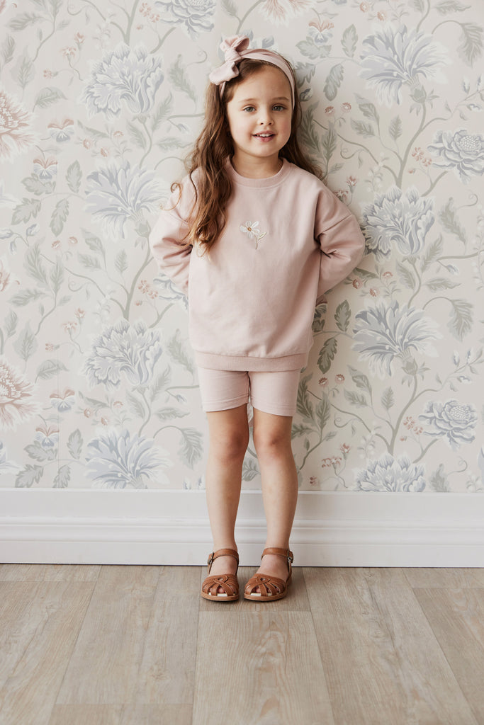 Organic Cotton Bobbie Sweatshirt | Dusky Rose