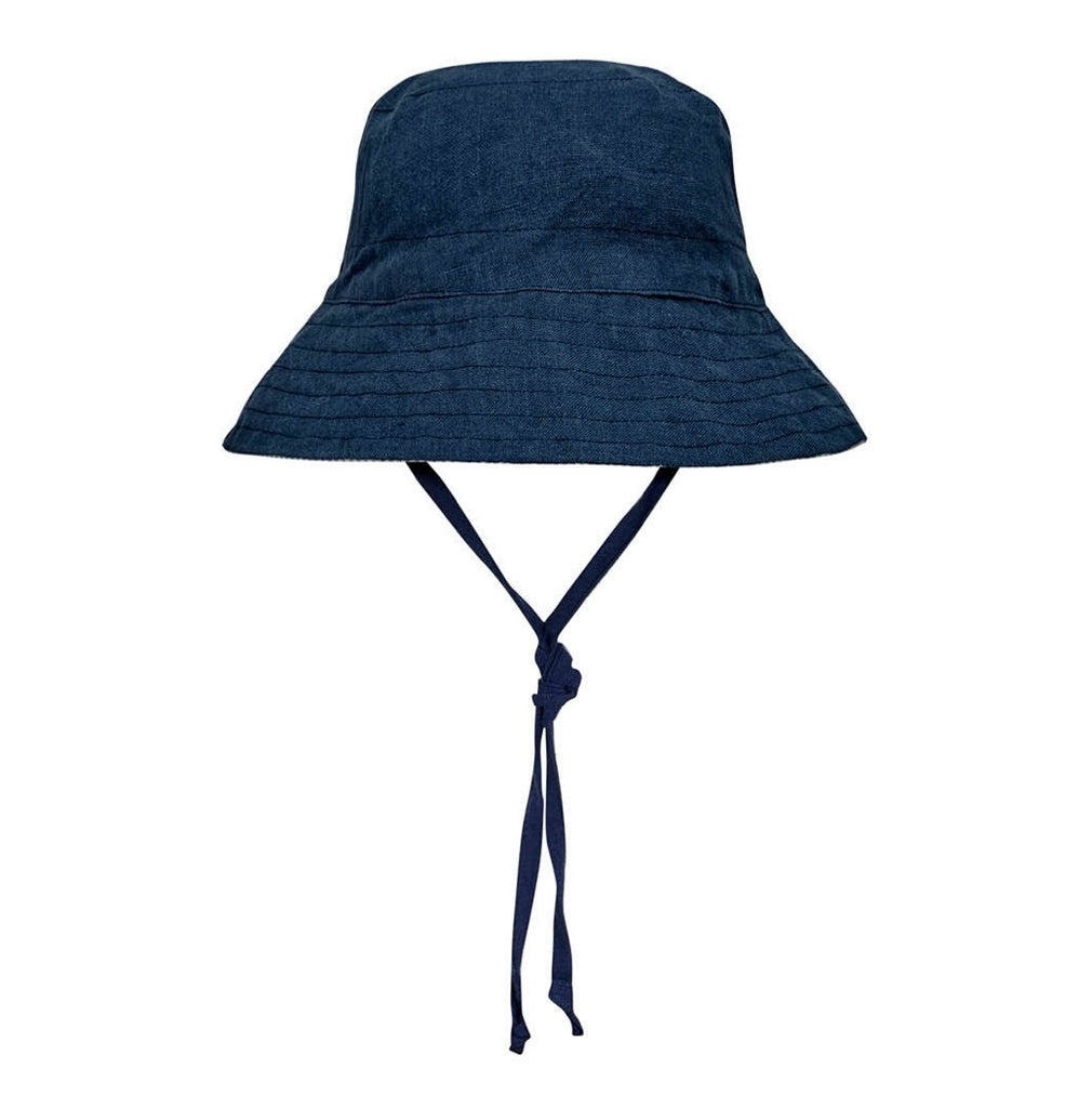 Bedhead Hats | Explorer Kids Reversible Sun Hat |Charlie/Indigo