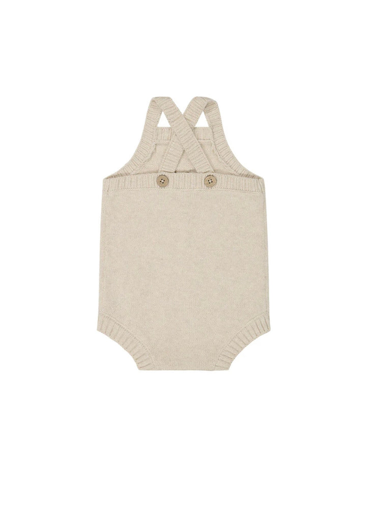 Ethan Playsuit | Oatmeal Marle