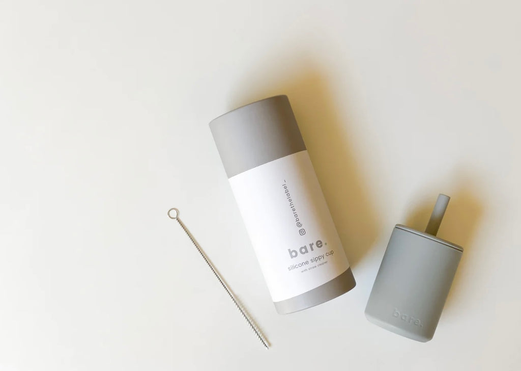 Grey Silicone Sippy Cup | Bare.the label