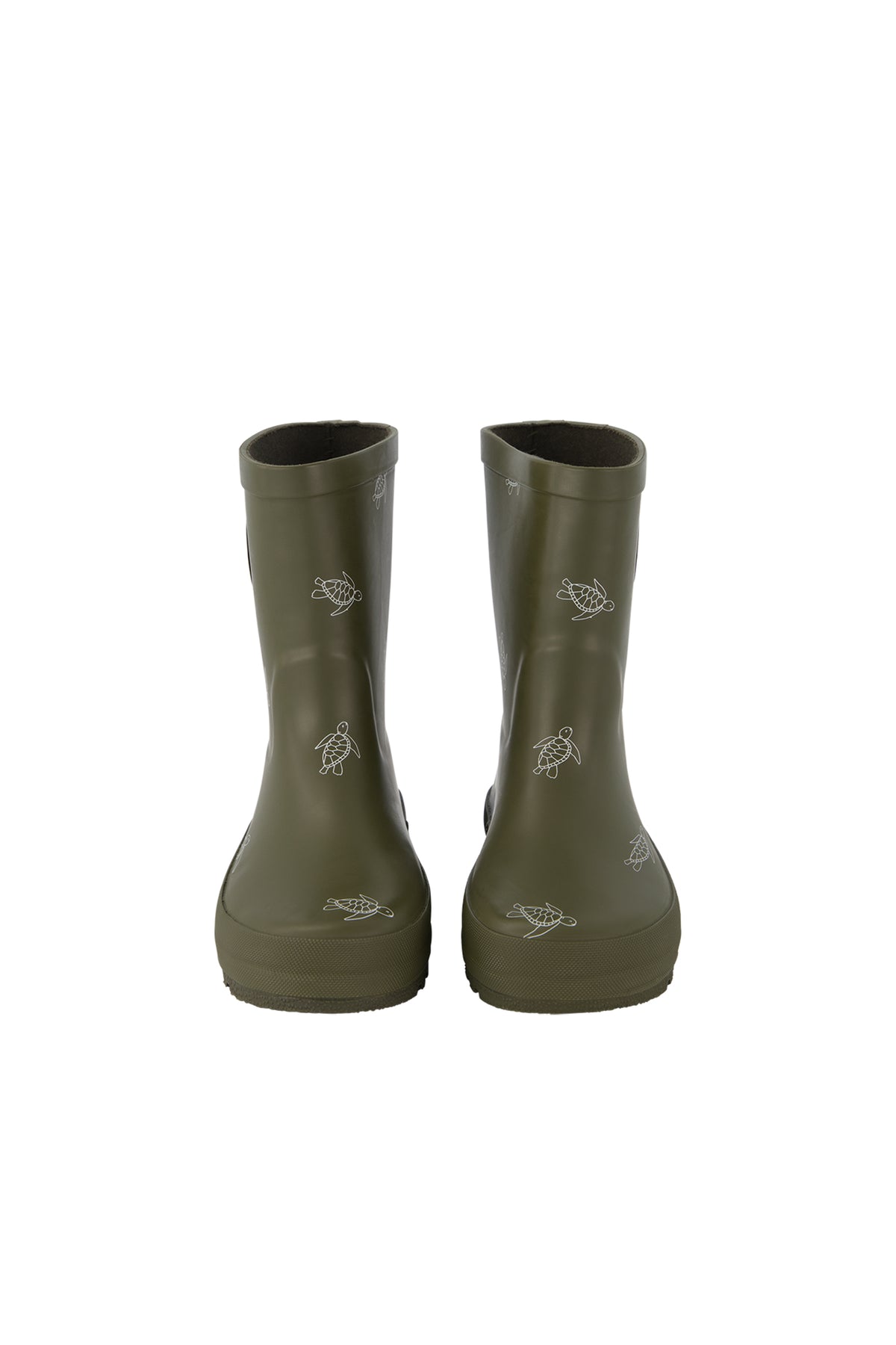 Green rubber rain on sale boots