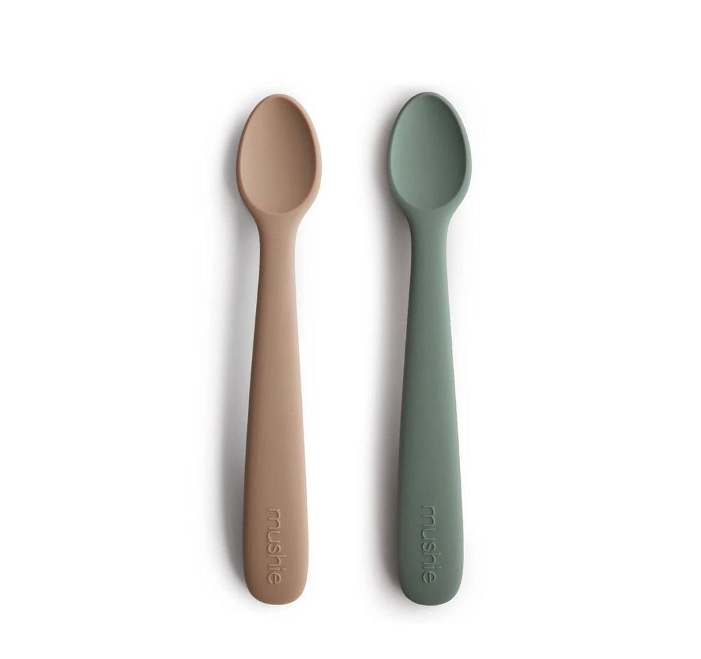 Silicone Baby Feeding Spoon - Dried Thyme/Natural