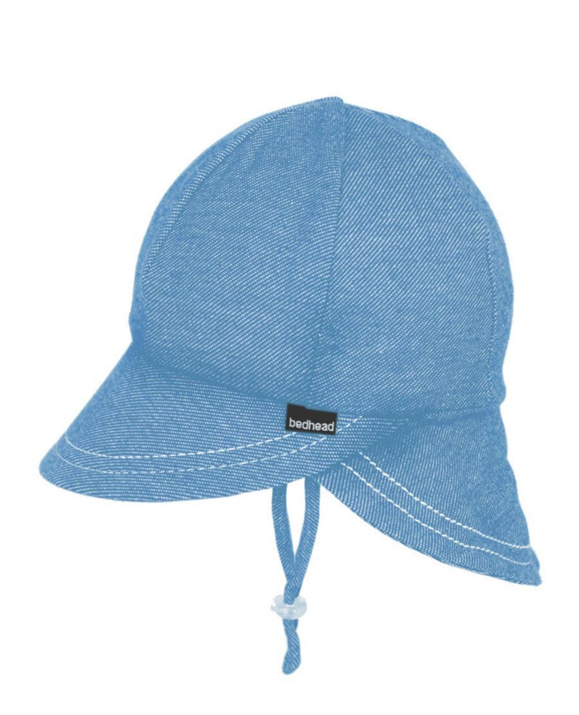 Bedhead Hats | Legionaire Hat With Strap | Chambray