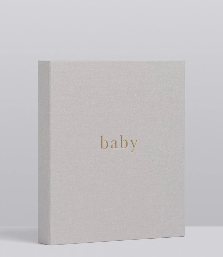Boxed Baby Journal - Your First Five Years - Grey