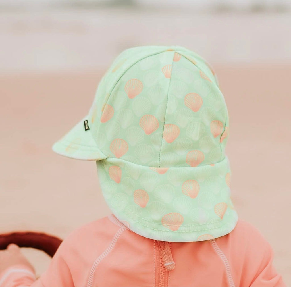 Bedhead Hat | Girls Beach Legionnaire Hat | Seashell
