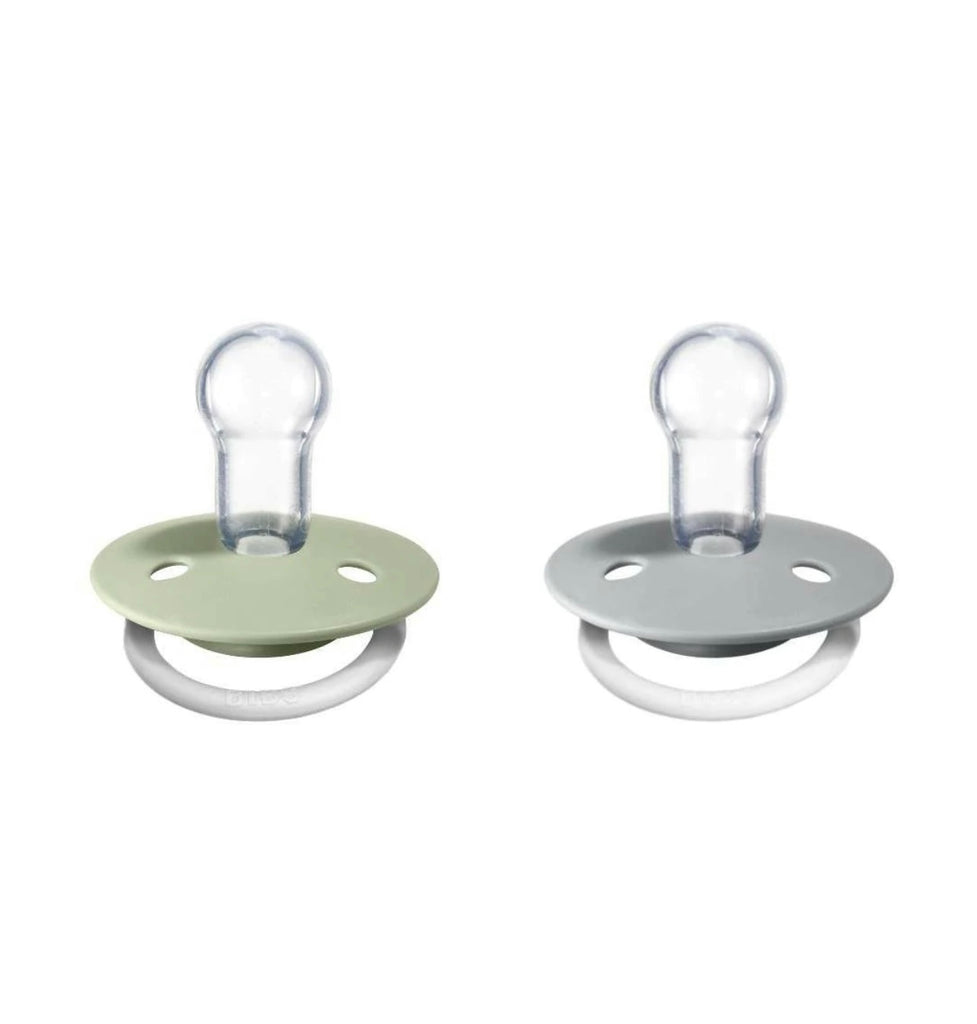 De Lux Silicone Night Glow Dummy Duo - Sage/Cloud