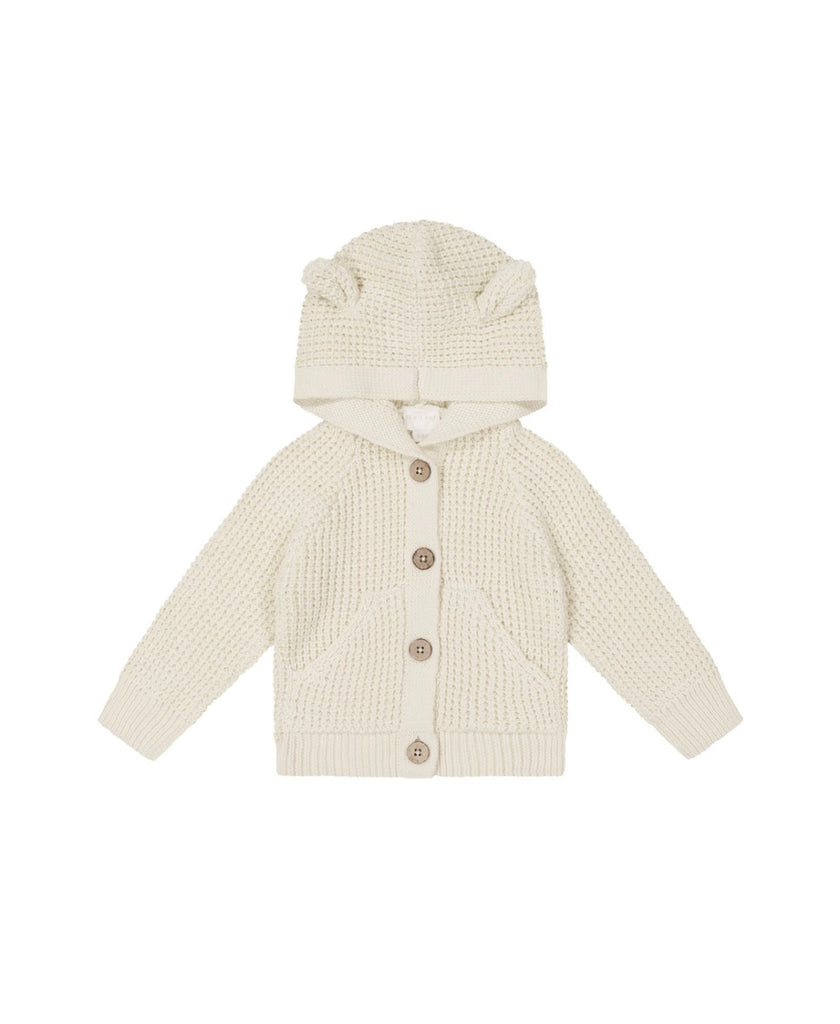 Connor Bear Cardigan | Oat no