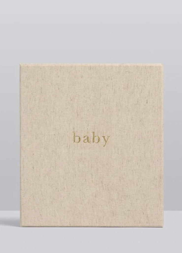 Boxed Baby Journal - Your First Five Years - Oatmeal