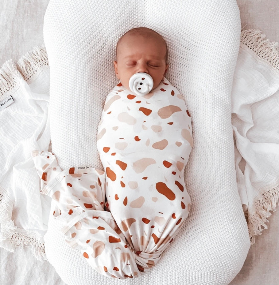 Terrazzo Bamboo Stretch Swaddle