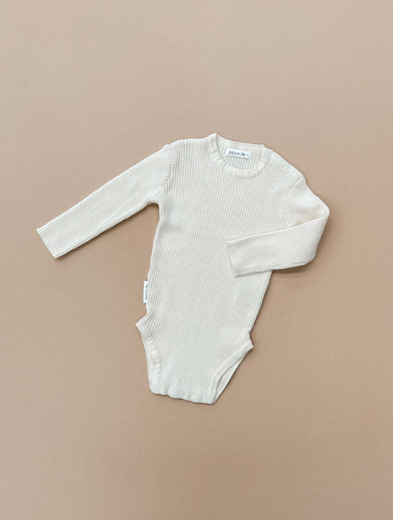 Ribbed Bodysuit | Milk