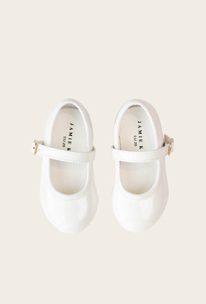 Jamie Kay Ballet Flat | Patent White