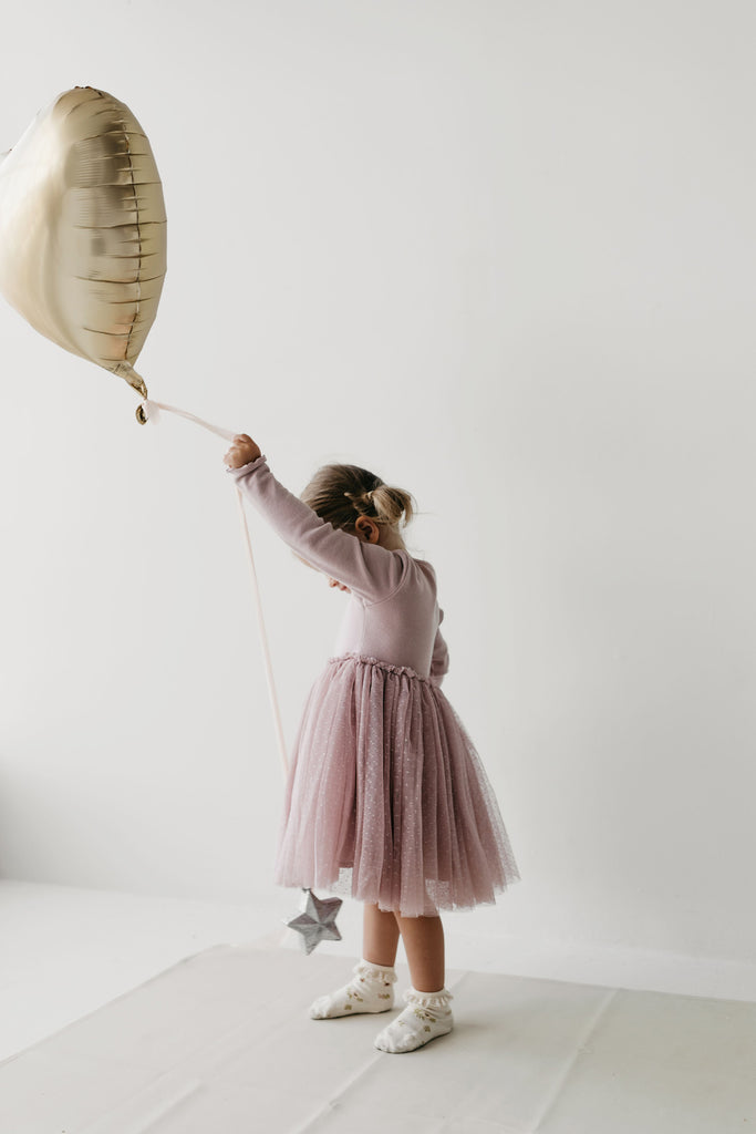 Anna Tulle Dress | Powder Pink