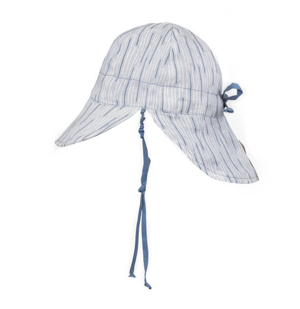 Bedhead Hat | Reversible Baby Flap Sun Hat - Sprig/Steele