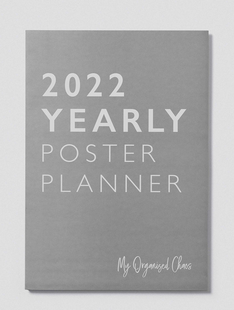 Write To Me 2022 Yearly Wall Poster Planning