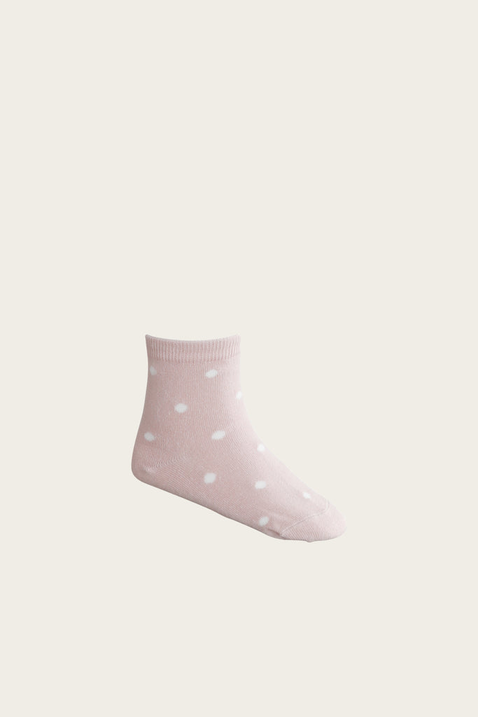 Dotty Sock | Blush