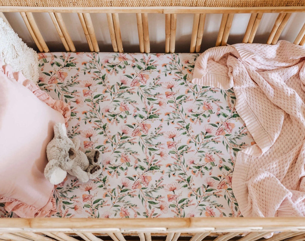 Wattle | Fitted Cot Sheet