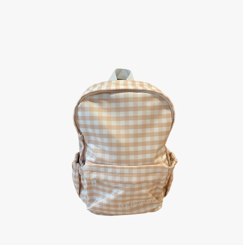 Caramel Gingham Mini Backpack