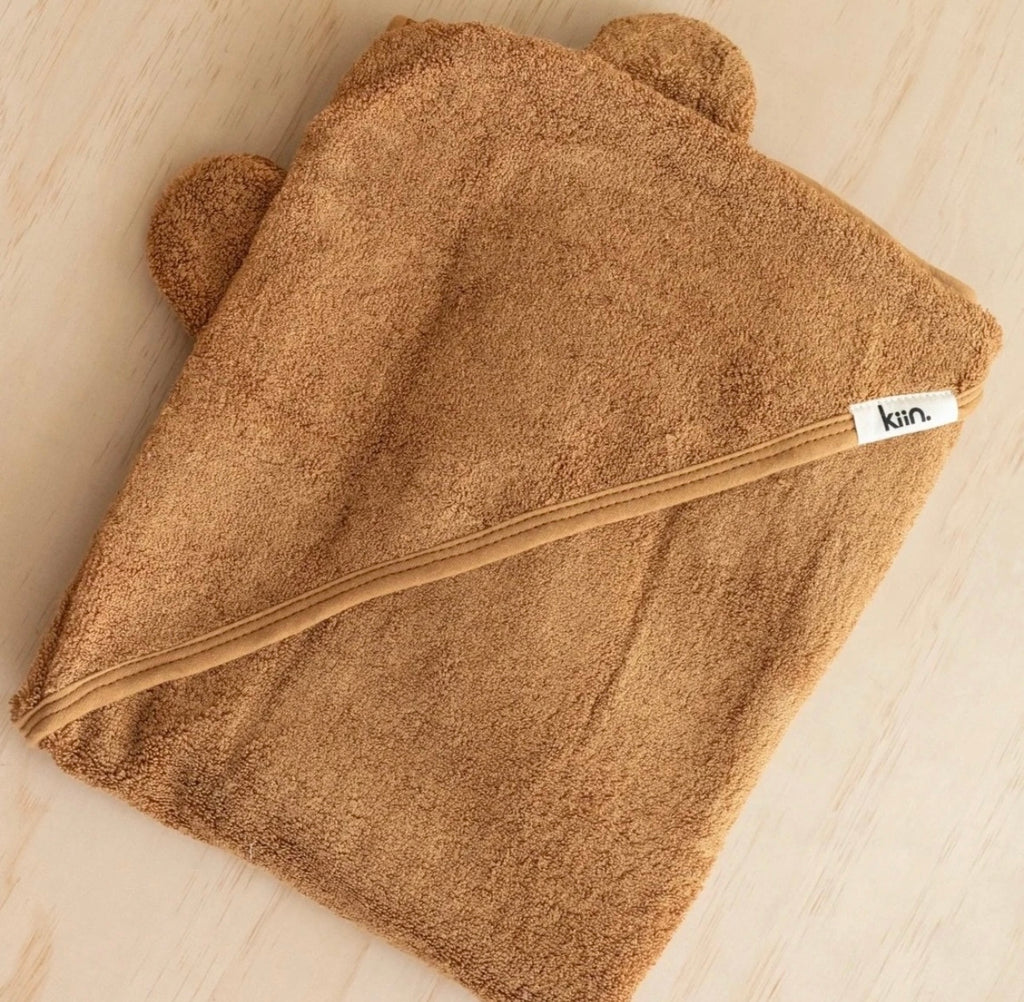 Kiin Baby Hooded Towel | Caramel