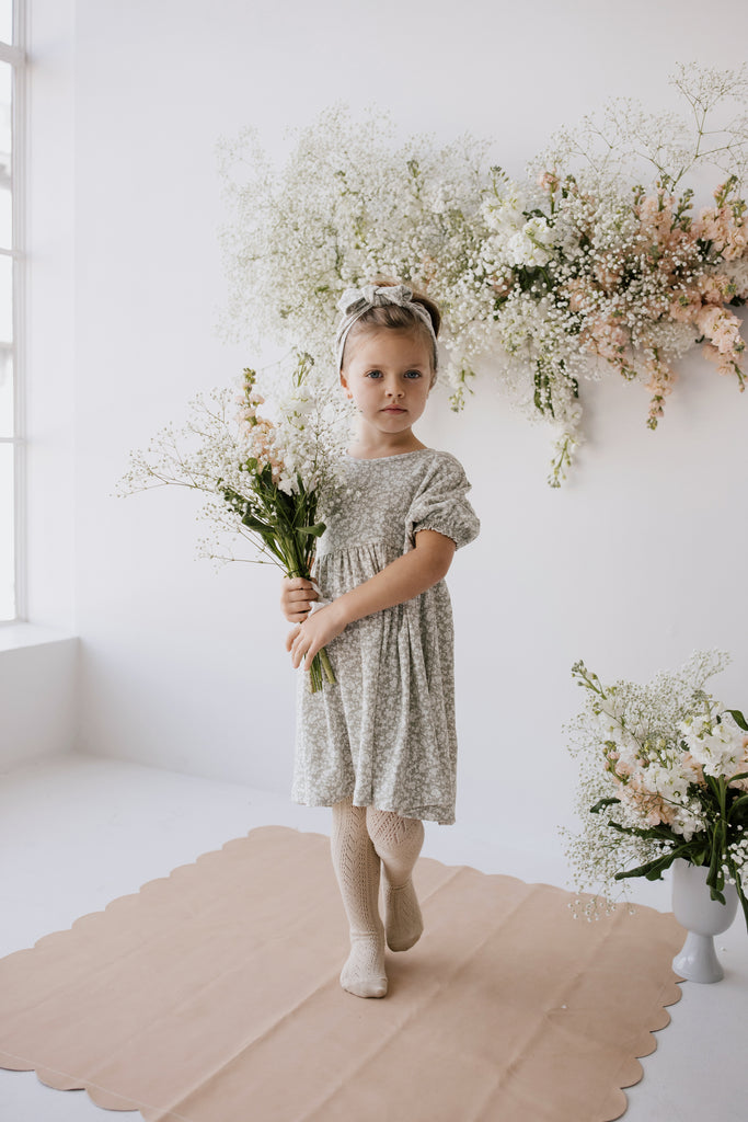 Organic Cotton Penny Dress | Sadie Floral Mist