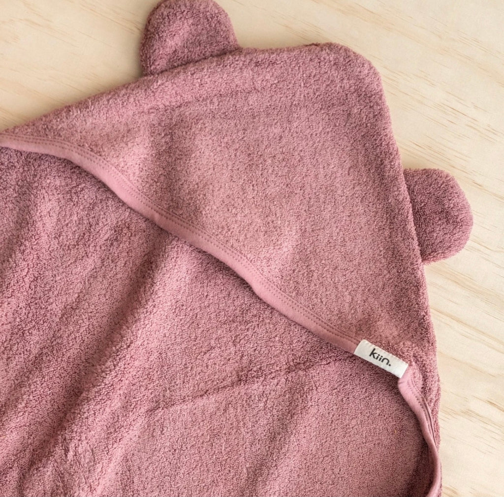 Kiin Baby Hooded Towel | Heather