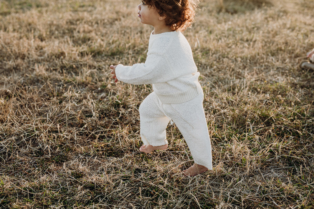 Teddy Boucle Pullover | Stone