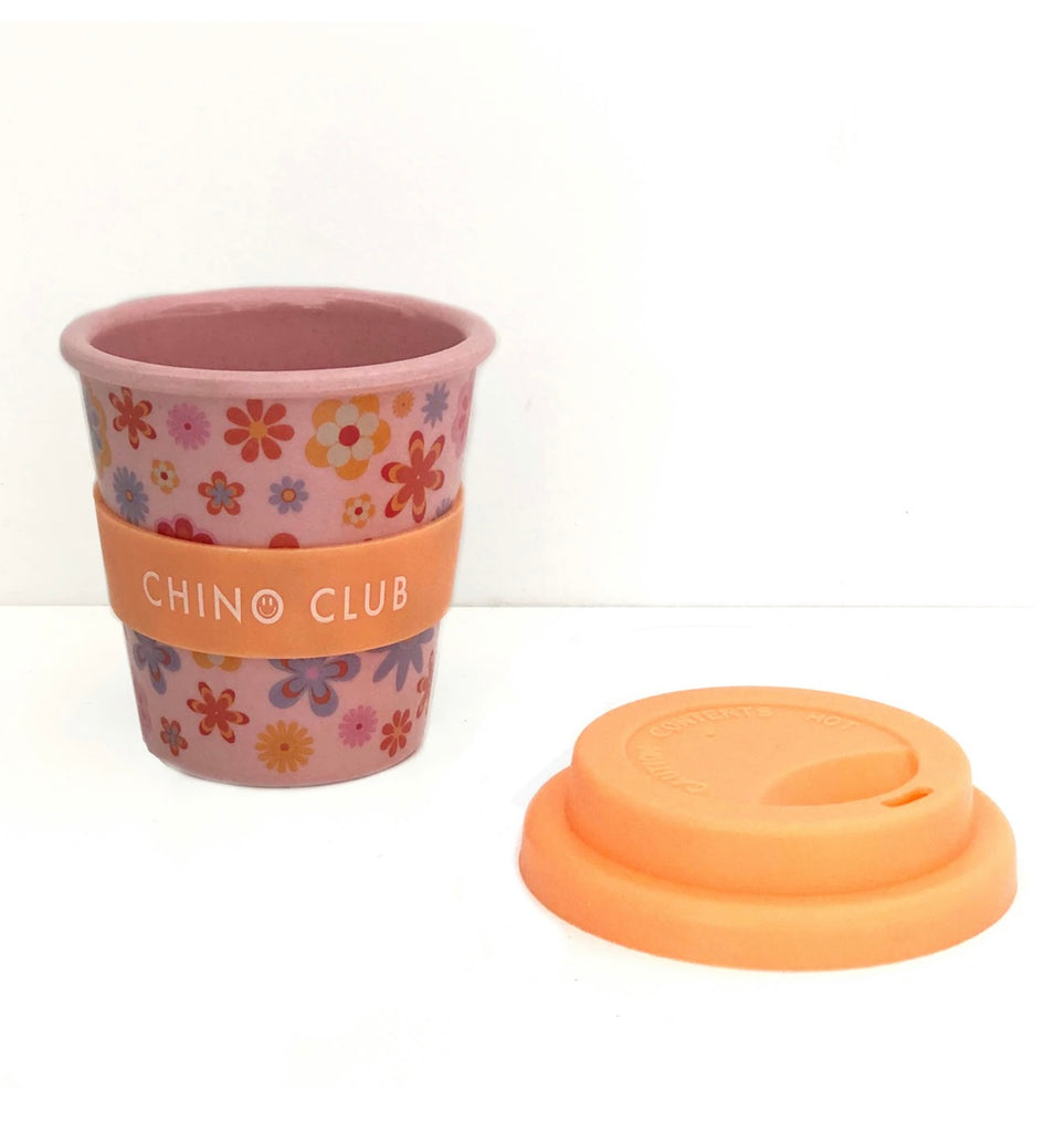 Chino Club Bamboo Baby Chino Cup | Retro Floral