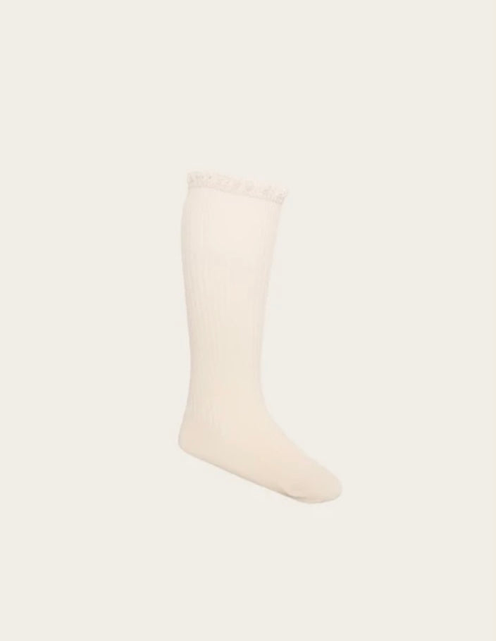Jamie Kay Frill Socks | Milk