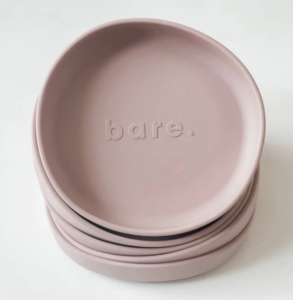 Blush Irregular Suction Plate - Bare the Label
