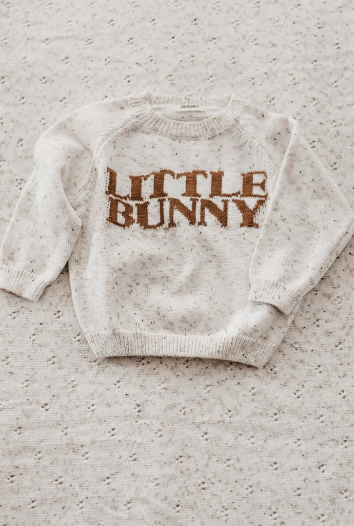Little Bunny Oatmeal Knit Jumper